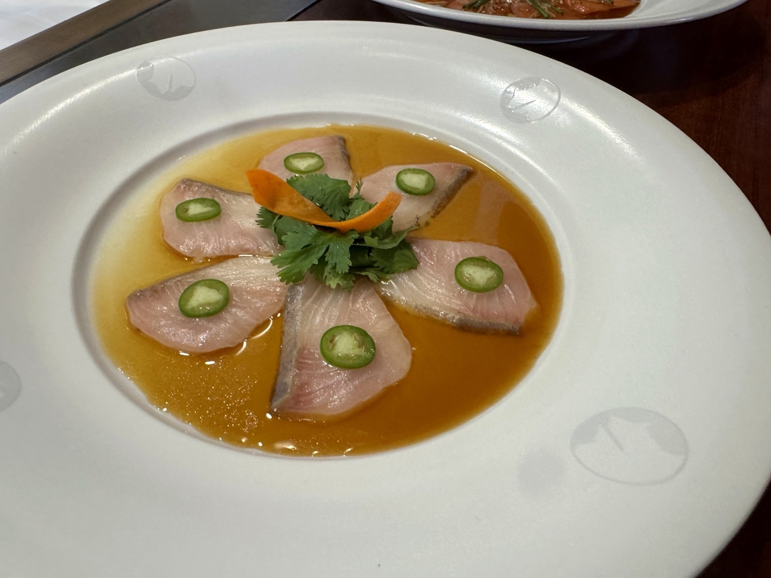 A beautiful crudo at Sensei by Nobu