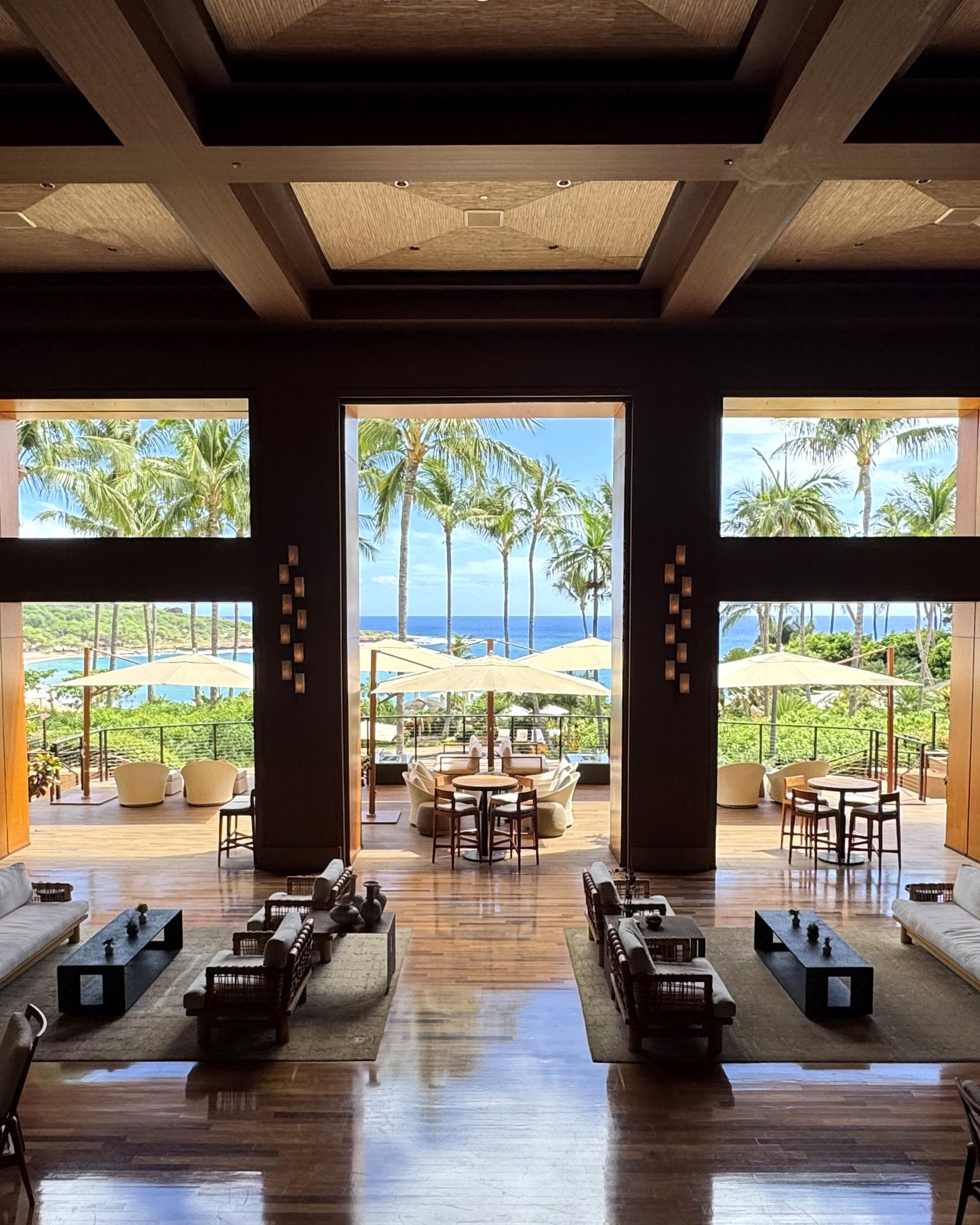 Elegant Japanese-inspired dining at Nobu Lānaʻi, overlooking Hulopoe Bay