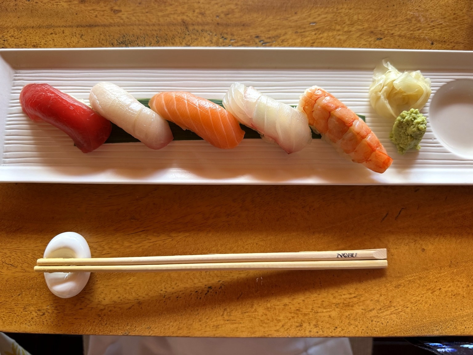 Nigiri at Nobu Lānaʻi